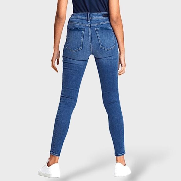 Abercrombie & Fitch Destroyed Simone High Rise Super Skinny Jeans Sz 26 - Picture 3 of 9